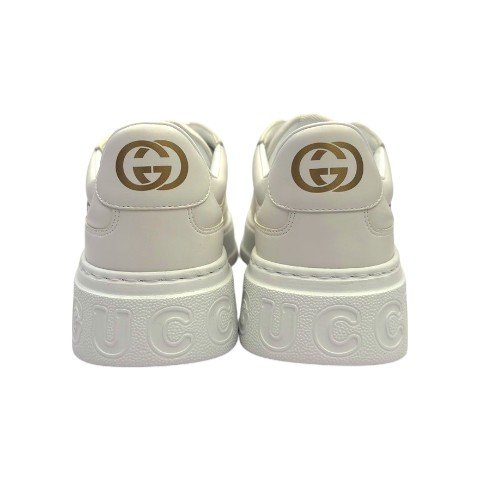 GUCCI Demetra白色LOGO運動鞋798539-4