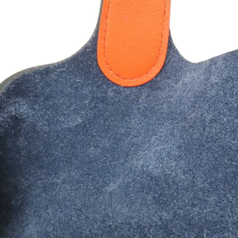 藍色 牛皮 Picotin Lock 22 ECLAT 手提包 X刻 金扣 X AM 005 UM-12