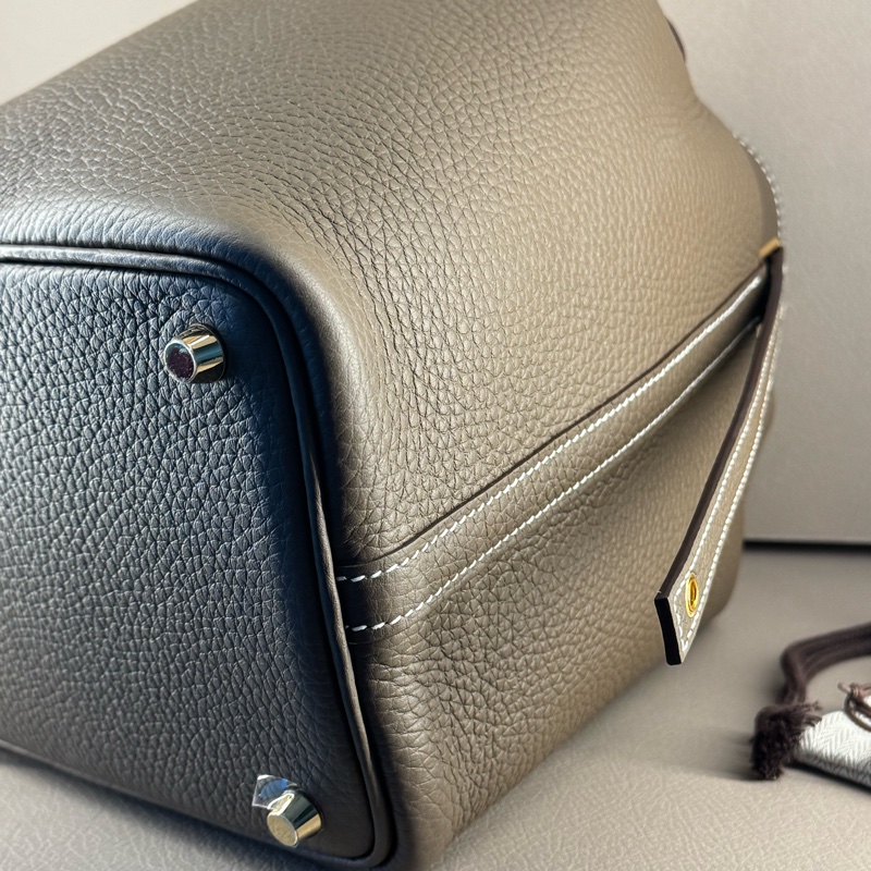 Hermès Picotin 18｜菜籃子18｜大象灰金扣｜B刻印｜全套全配附購證影本-7