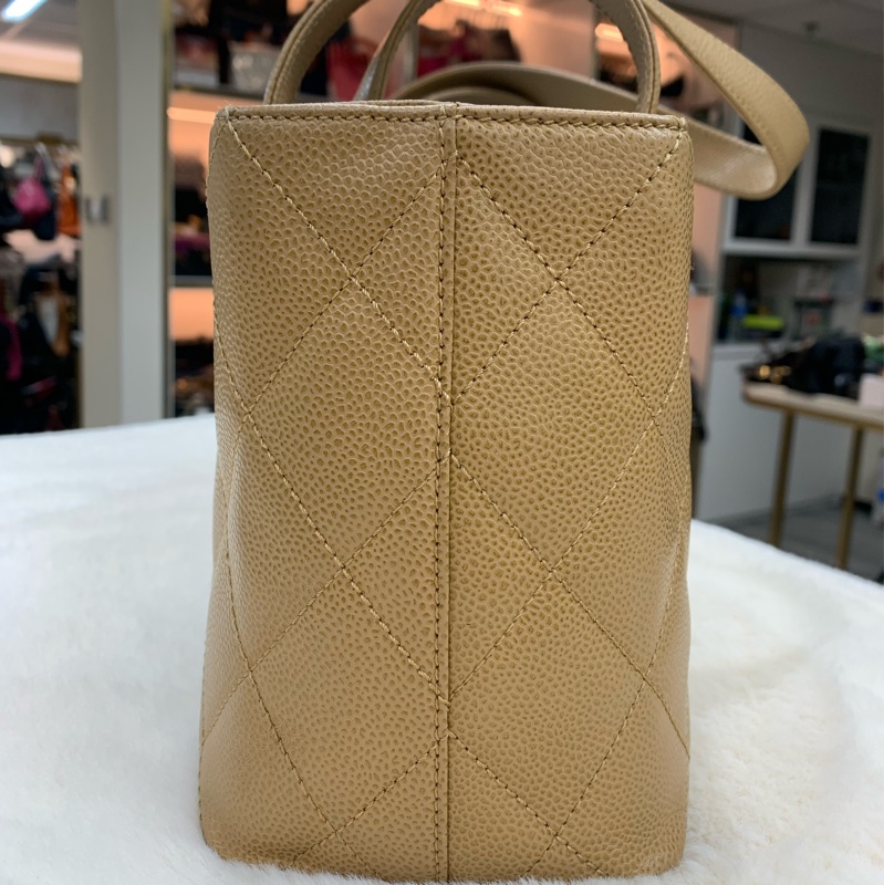 CHANEL 鴕色手挽袋 XB295-3