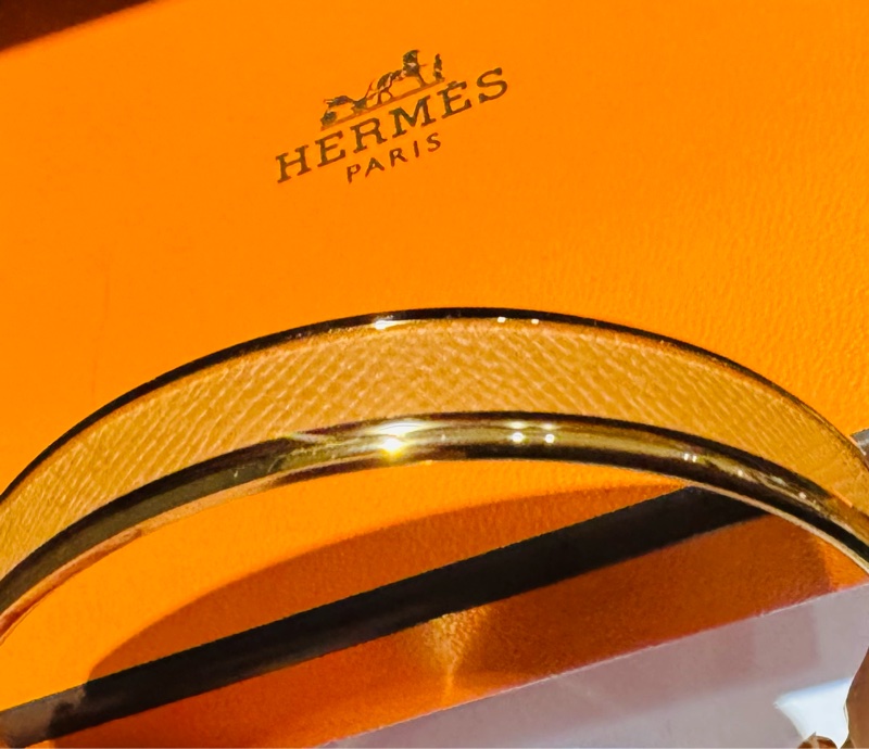 全新正品 愛馬仕HERMES Olympe H手環💕2024年購證-7