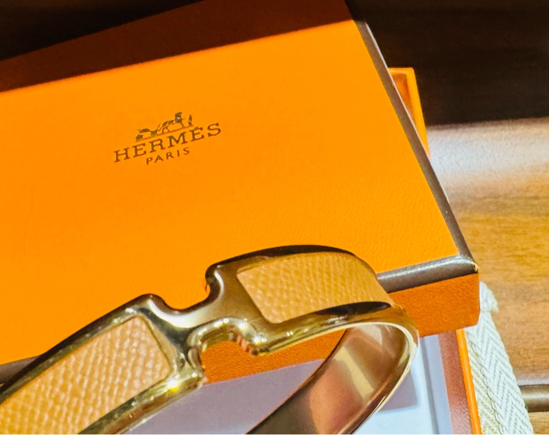 全新正品 愛馬仕HERMES Olympe H手環💕2024年購證-8
