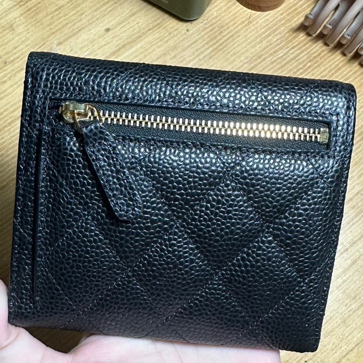 Chanel香奈兒三折短夾-9