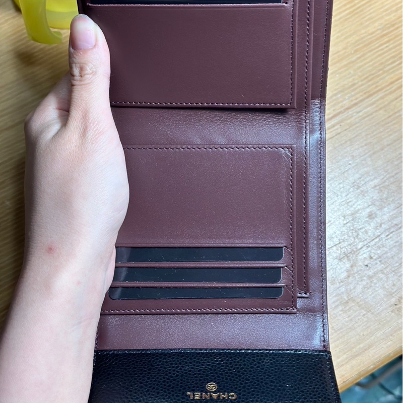 Chanel香奈兒三折短夾-11