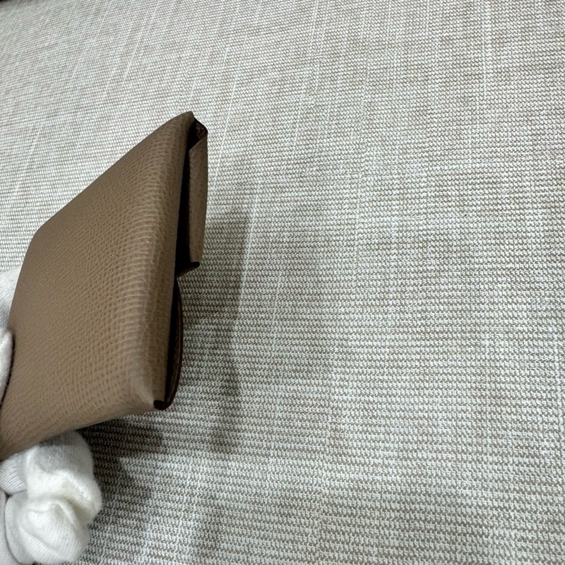 愛馬仕 HERMES Bastia 零錢包 多用途小袋 大象灰 Epsom B刻-7
