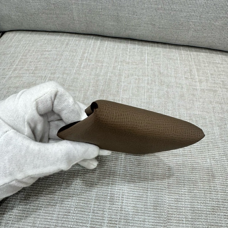 愛馬仕 HERMES Bastia 零錢包 多用途小袋 大象灰 Epsom B刻-13