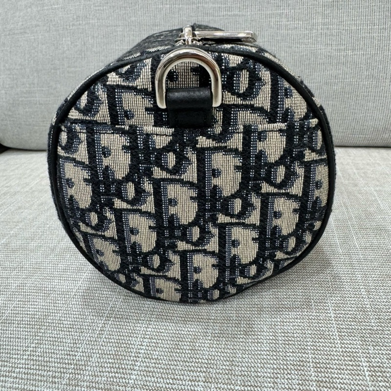 DIOR roller oblique 老花圓筒 斜背包-10