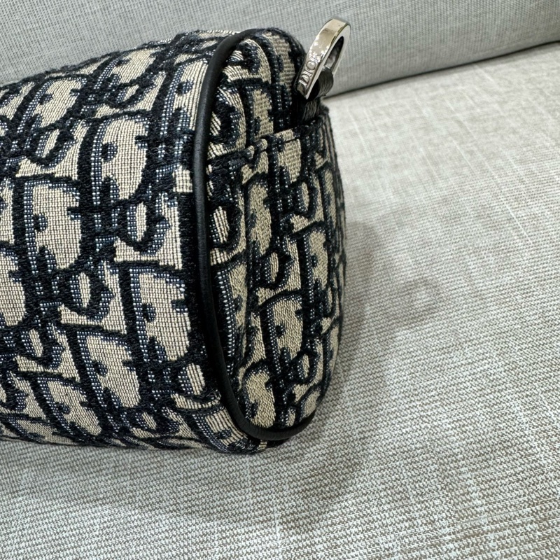 DIOR roller oblique 老花圓筒 斜背包-19