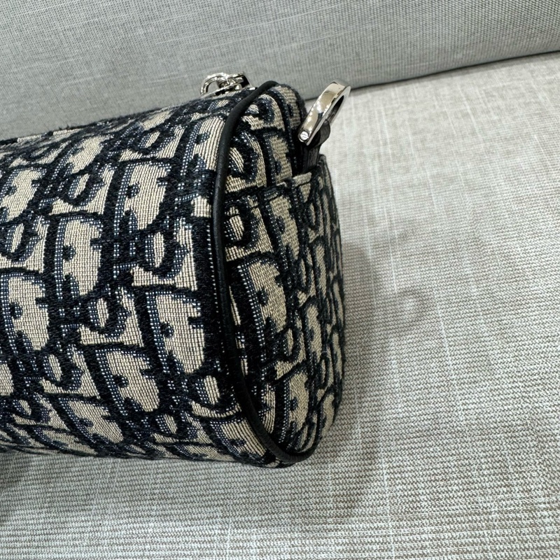 DIOR roller oblique 老花圓筒 斜背包-21