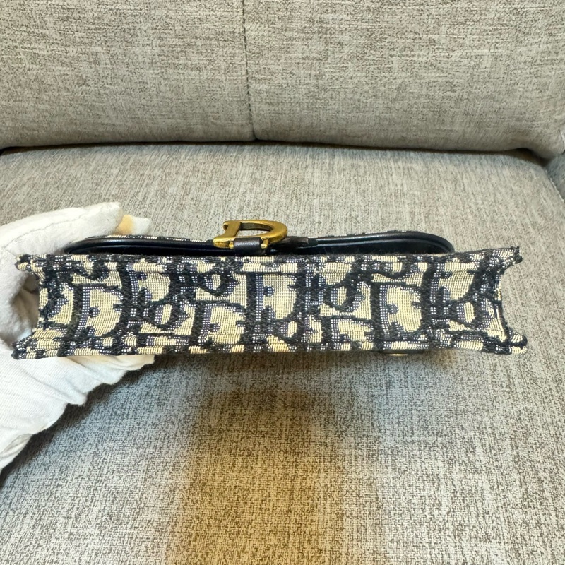 DIOR 迪奧老花 Saddle 馬鞍mini腰包-11
