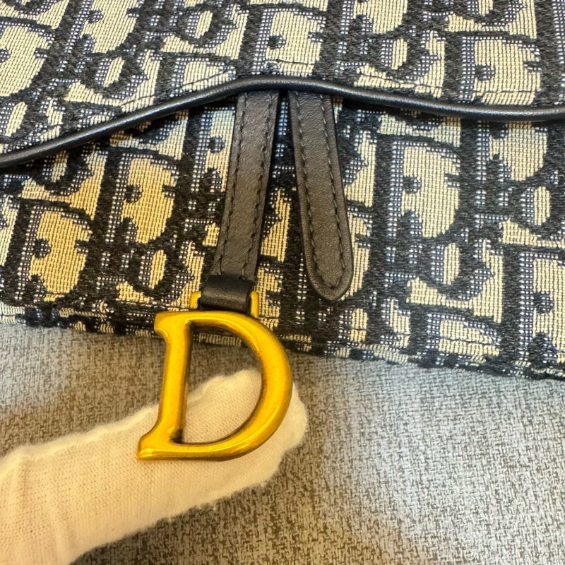 DIOR 迪奧老花 Saddle 馬鞍mini腰包-19