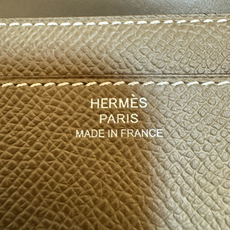 愛馬仕 Hermes 康康 Constance Long To Go WOC 大象灰銀釦Z刻 epsom皮-7