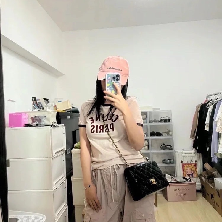 CHANEL 香奈兒 23A手工坊黑金油蠟羊皮方胖子 雕花镂空包 斜背包-29