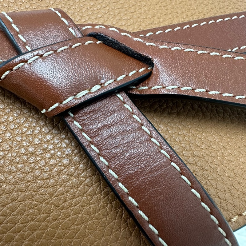 LOEWE Mini Gate 焦糖色馬鞍包 斜肩包-9