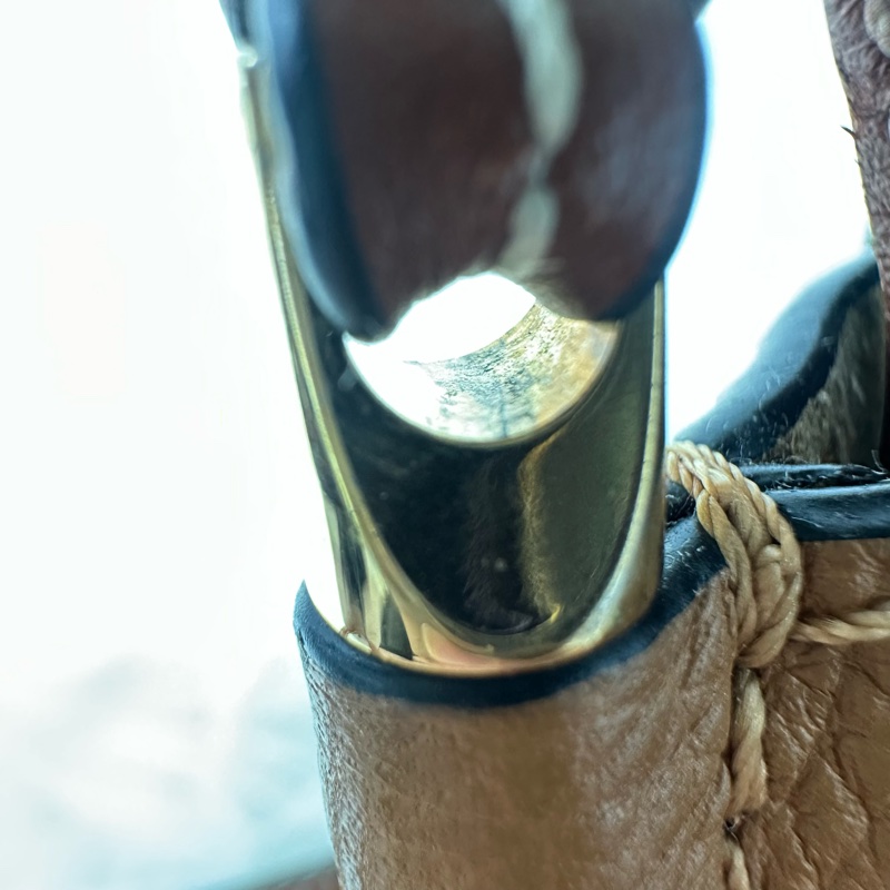 LOEWE Mini Gate 焦糖色馬鞍包 斜肩包-13