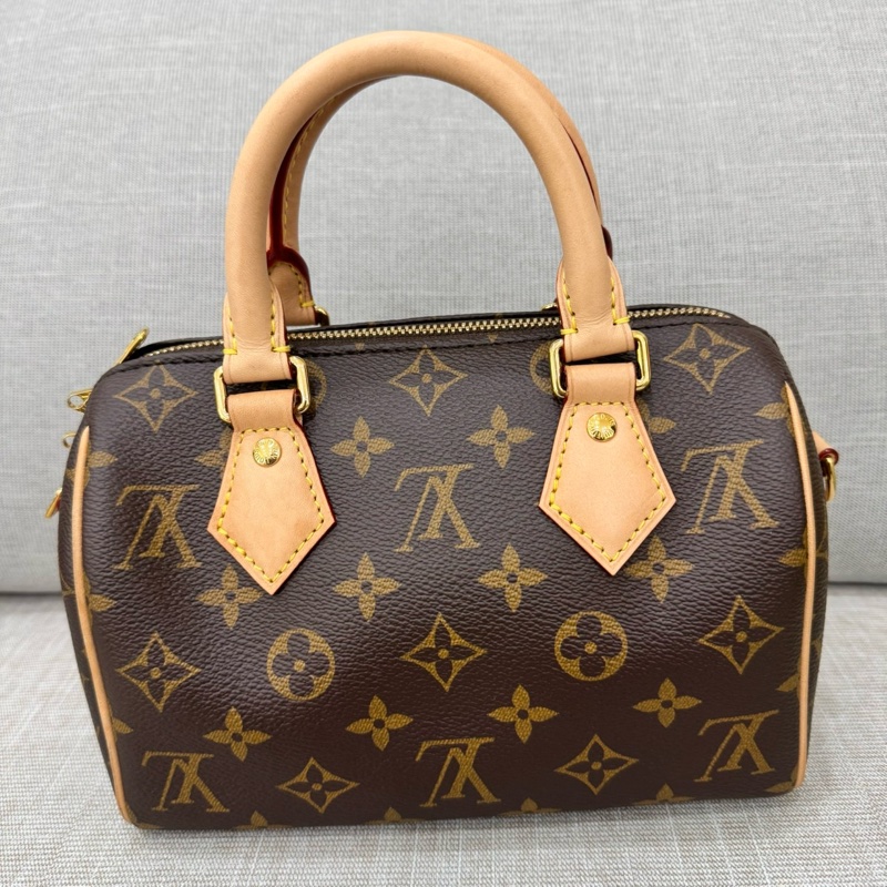 LV M46222 Speedy Bandoulière 20新款奶茶色背帶-6