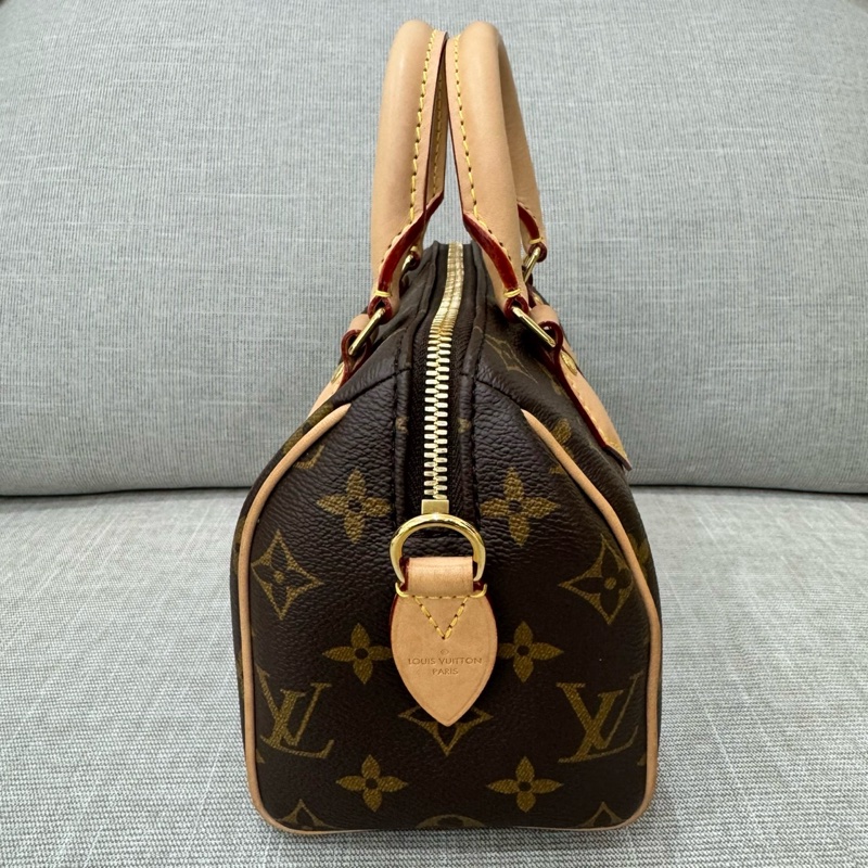 LV M46222 Speedy Bandoulière 20新款奶茶色背帶-53