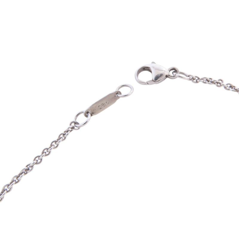TIFFANY&CO 925純銀Padlock Necklace銀扣項鏈-8