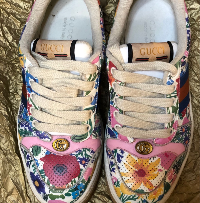 GUCCI GG ACE SNEAKERS 經典小白鞋系列 Size:38-1