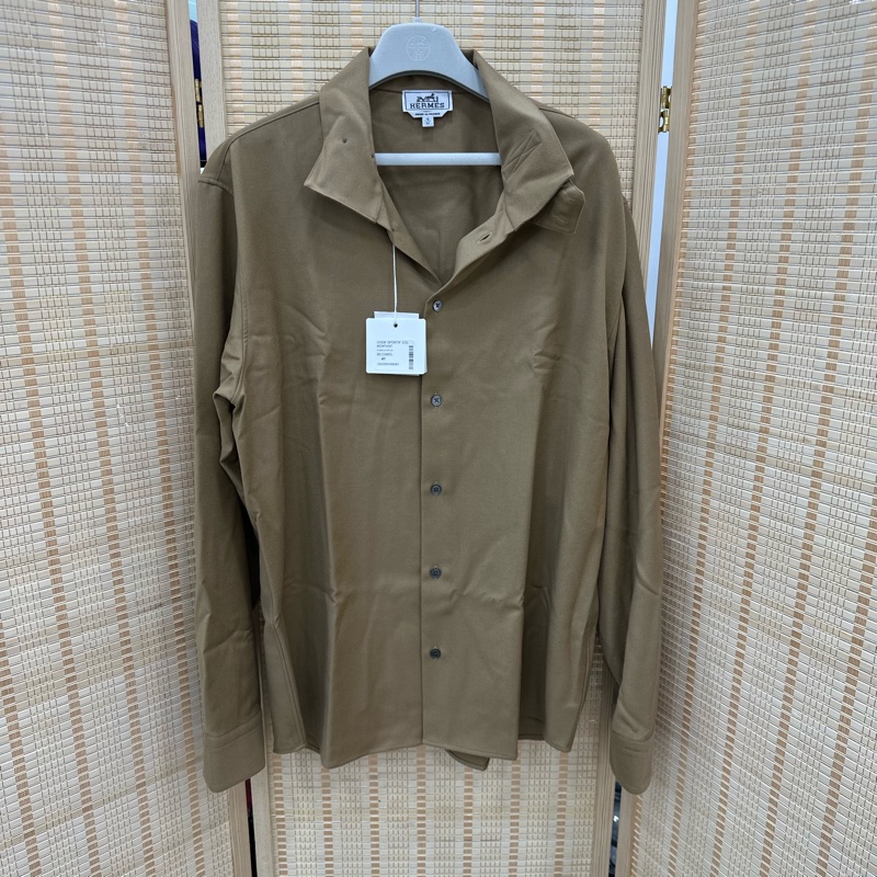 愛馬仕 Hermes 男士黃色襯衫 極簡設計 41碼 全新有吊牌-7