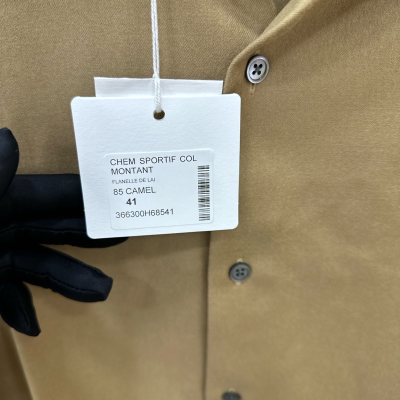 愛馬仕 Hermes 男士黃色襯衫 極簡設計 41碼 全新有吊牌-14