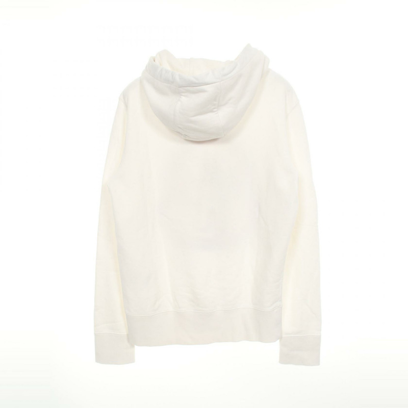 MONCLER Logo 連帽衫,純棉材質,白色,S 碼,二手男款-1