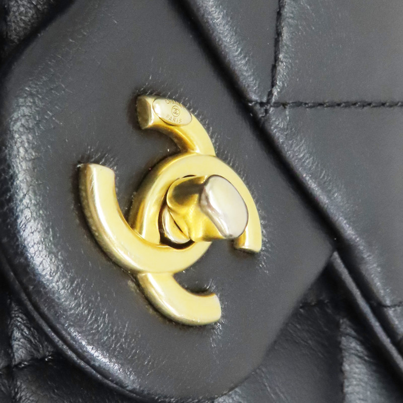 黑色 羊皮 Mini coco 鍊帶 肩背包 金扣 AS3456-14