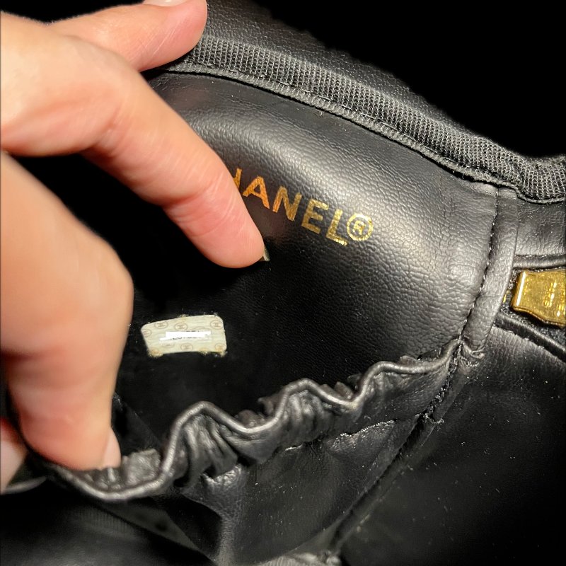 Vintage Chanel vanity case bag-6