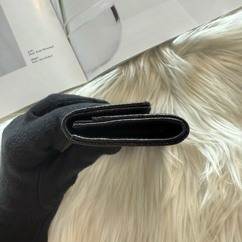 CHANEL 立體菱格雙C單層卡包-7