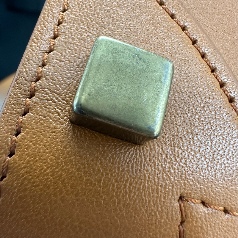 CELINE 焦糖色 真皮笑臉包 Micro Size手提包-22