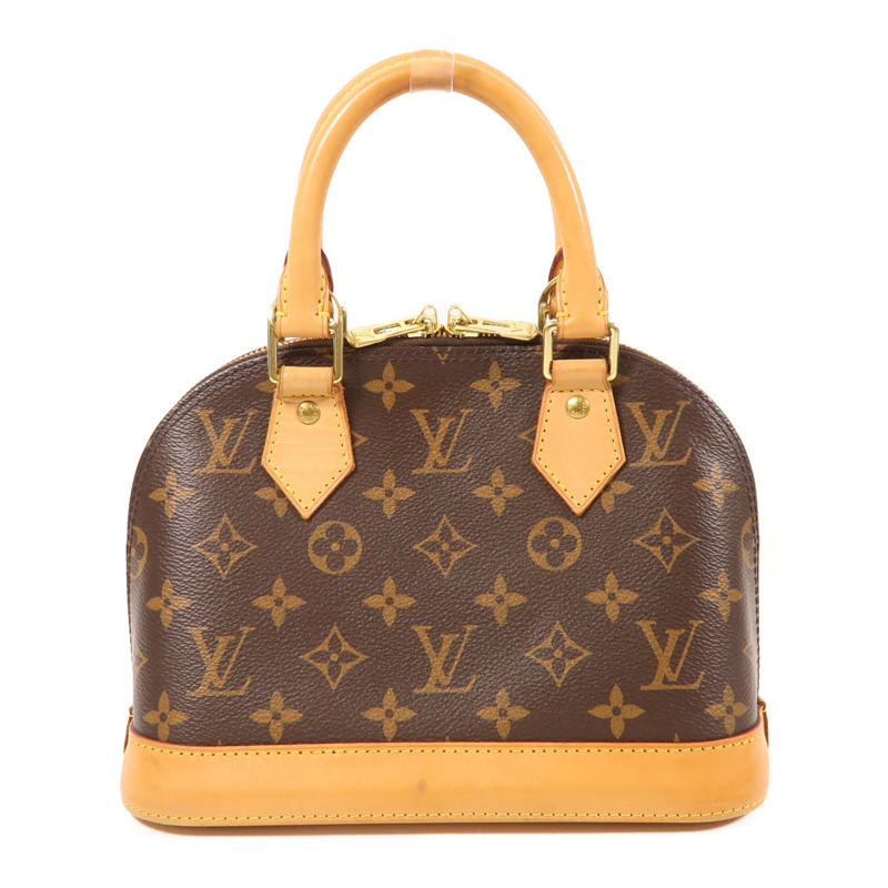 LOUIS VUITTON Monogram Alma BB金扣手挽肩背兩用袋-1