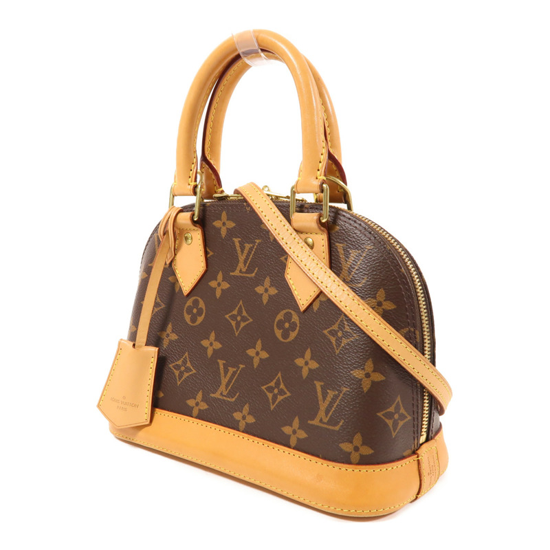 LOUIS VUITTON Monogram Alma BB金扣手挽肩背兩用袋-2
