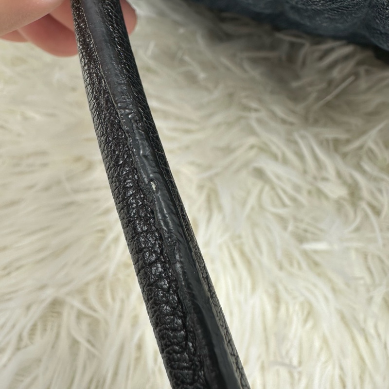 MIUMIU Biker Denim 牛仔藍色金扣Tote Bag 手提包-9