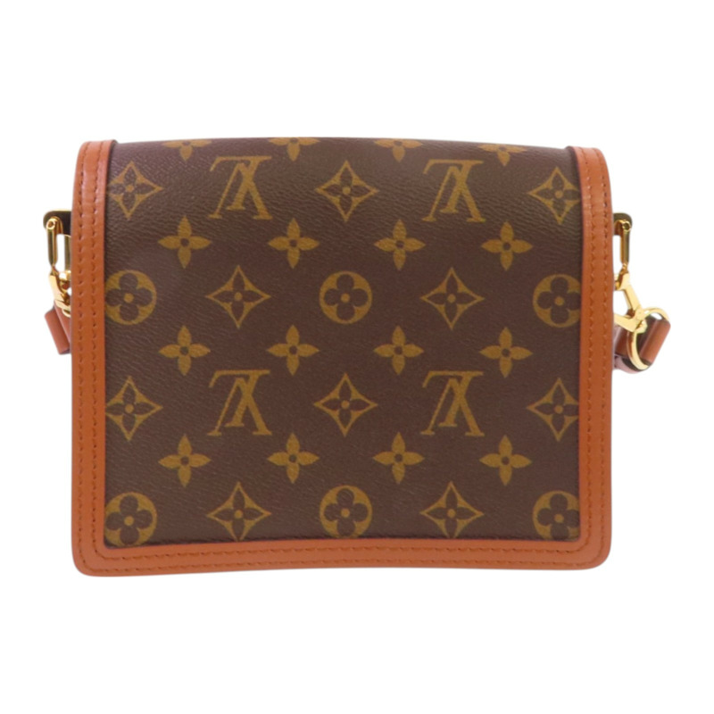 LOUIS VUITTON Monogram Reverse Mini Dauphine金扣肩背袋-1