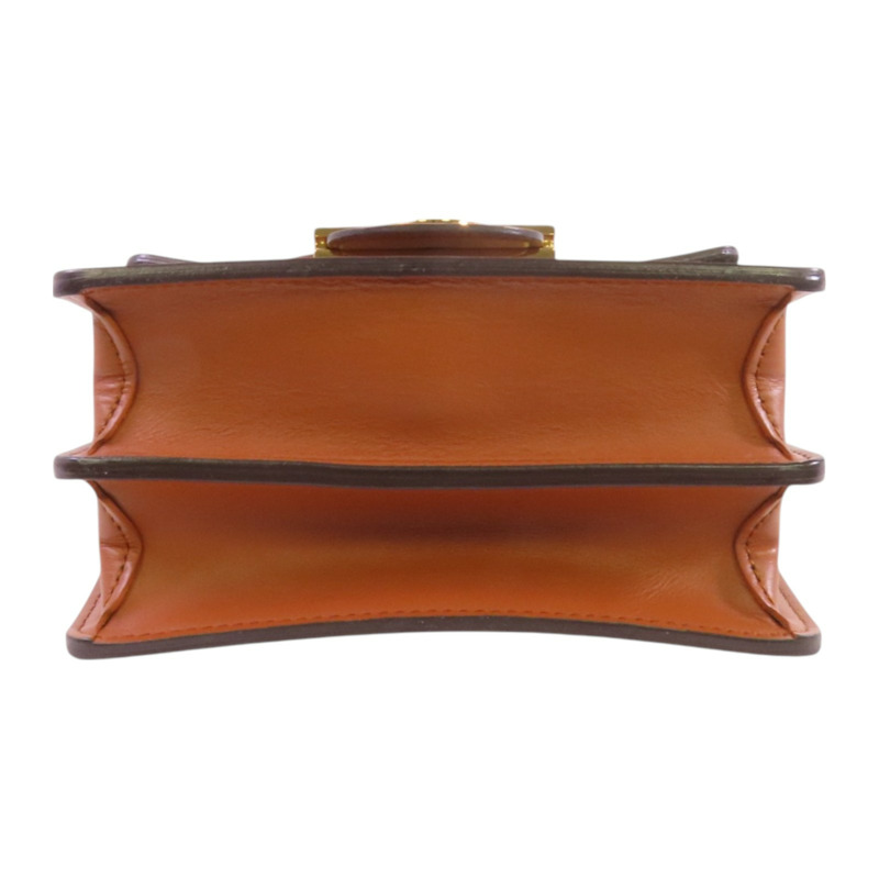 LOUIS VUITTON Monogram Reverse Mini Dauphine金扣肩背袋-3