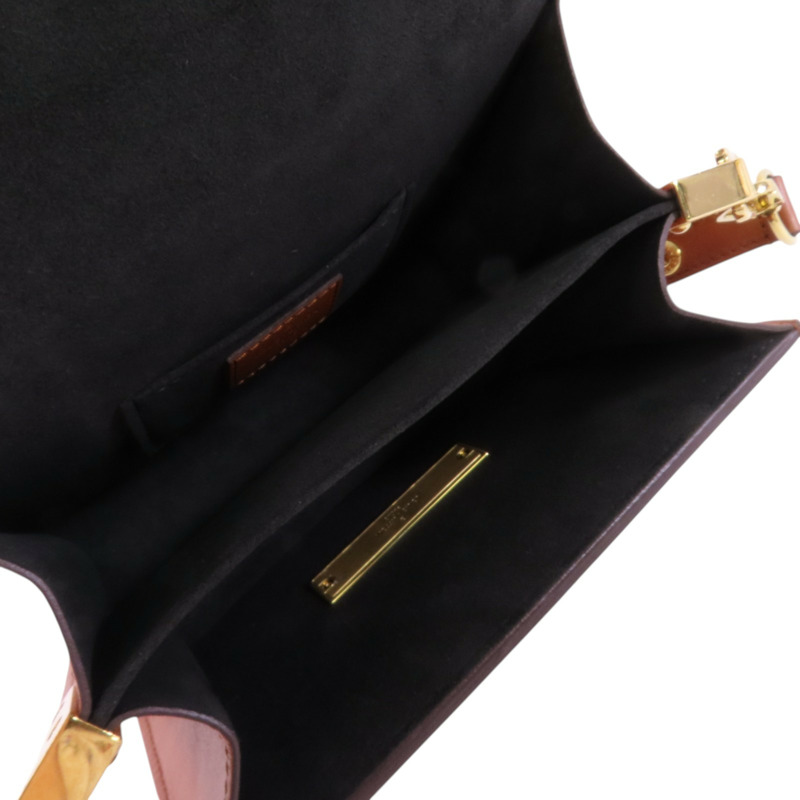 LOUIS VUITTON Monogram Reverse Mini Dauphine金扣肩背袋-4