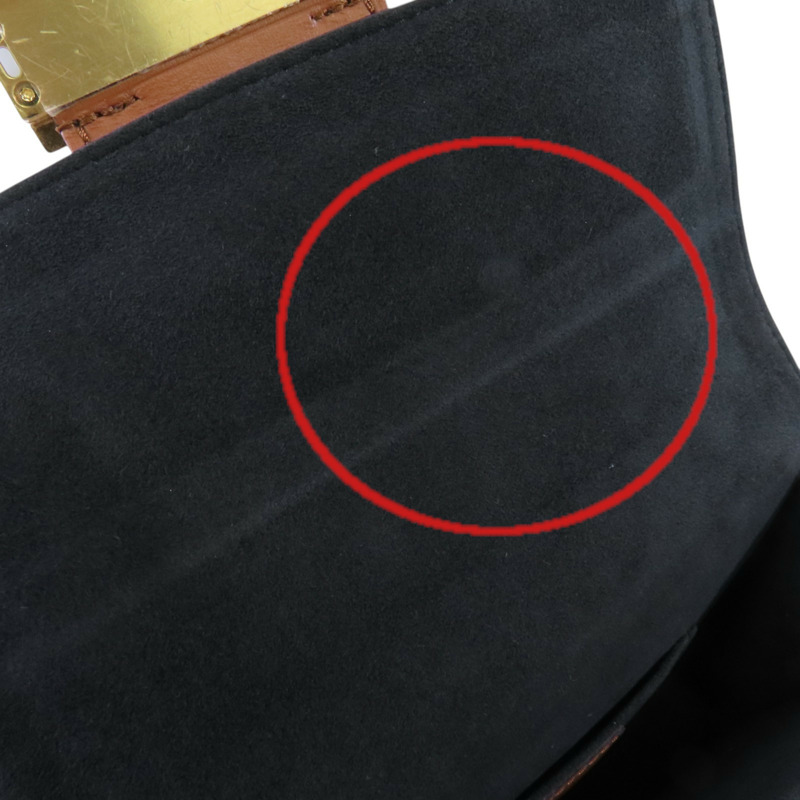LOUIS VUITTON Monogram Reverse Mini Dauphine金扣肩背袋-14