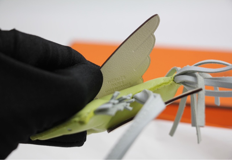 HERMÈS RODEO PEGASE PM BAG CHARM IN JAUNE BOURGEON, BLUE BRUME & NATA-8