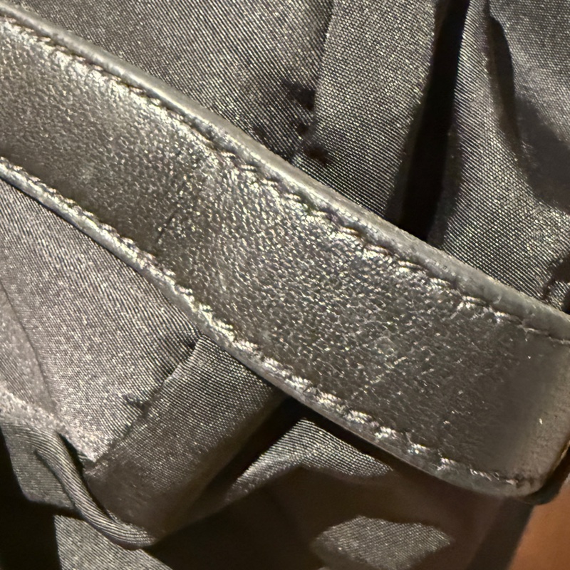 Prada 尼龍刺繡肩背手提包-8