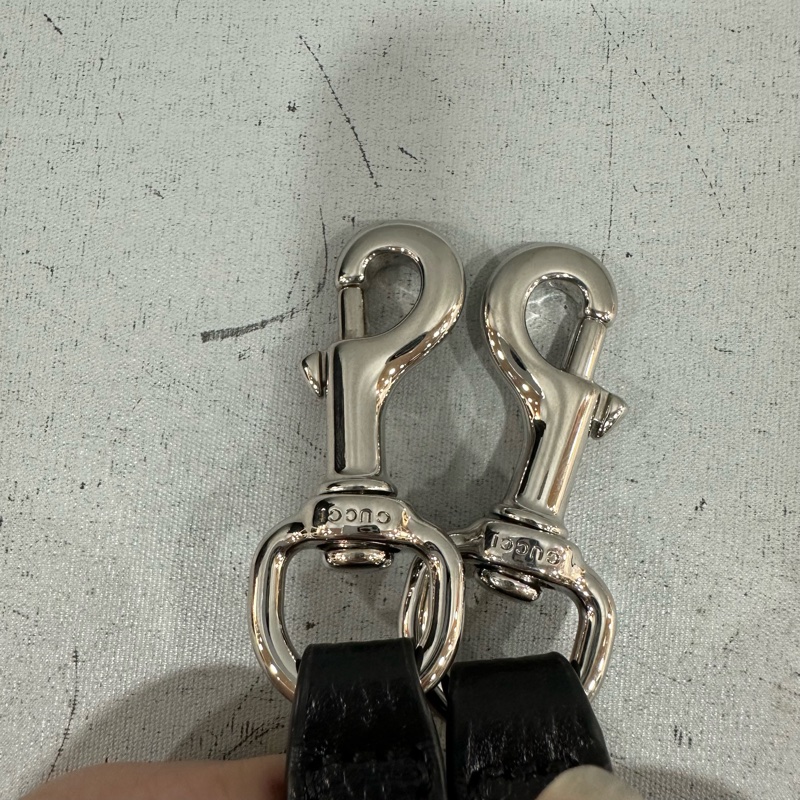 Gucci 510332 黑尼龍GG logo 斜背包購物包-43