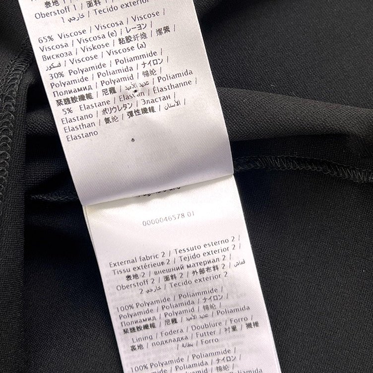 全新 / RED VALENTINO 黑紗深V蕾絲長袖洋裝 36/38/S/M-9
