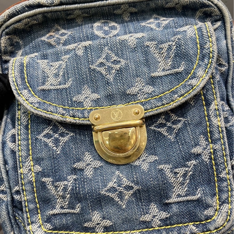 LV復刻單寧相機包 復古系列 二手美品 男女適🈴-4