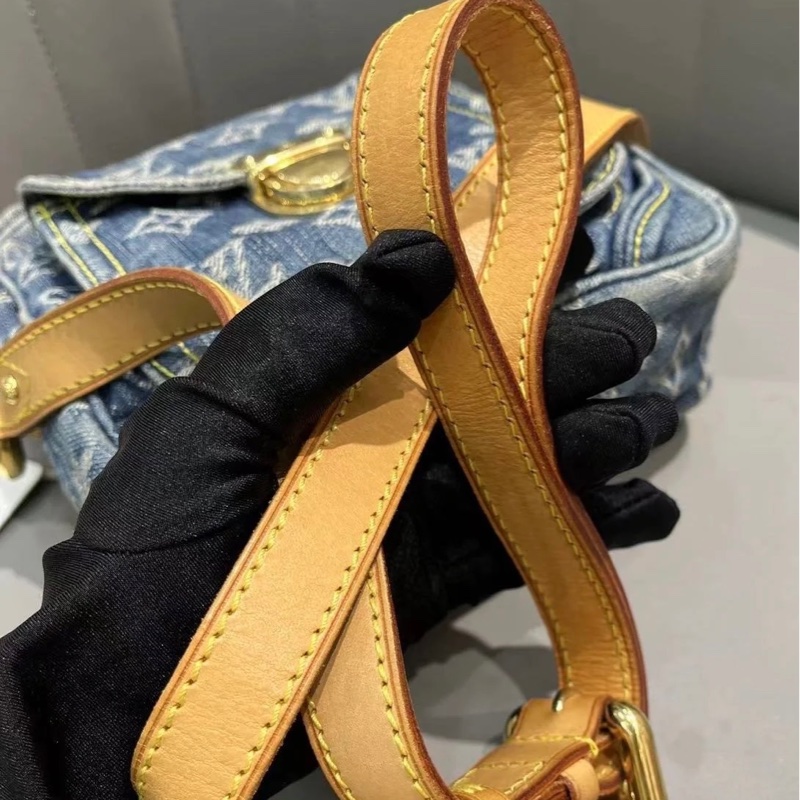 LV復刻單寧相機包 復古系列 二手美品 男女適🈴-6