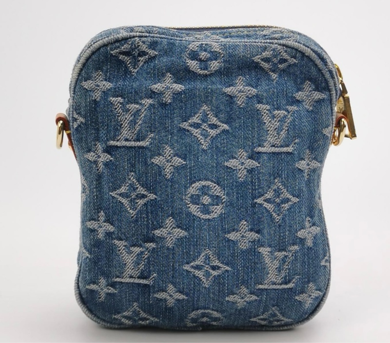 LV復刻單寧相機包 復古系列 二手美品 男女適🈴-12