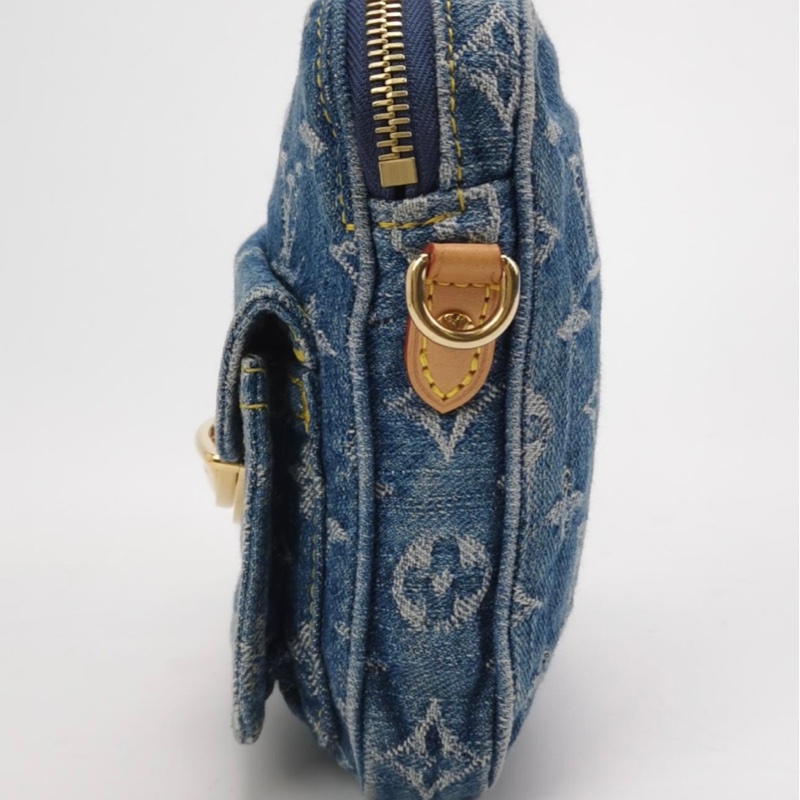 LV復刻單寧相機包 復古系列 二手美品 男女適🈴-22