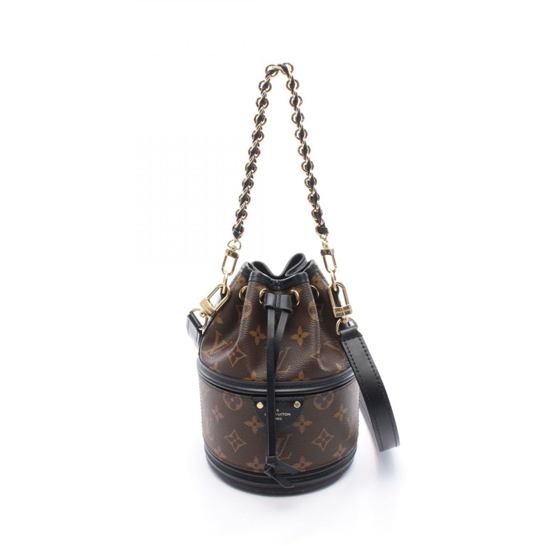 LOUIS VUITTON 獨木舟單肩包 抽繩手提包 M83480 Monogram 帆布 二手 LV-0