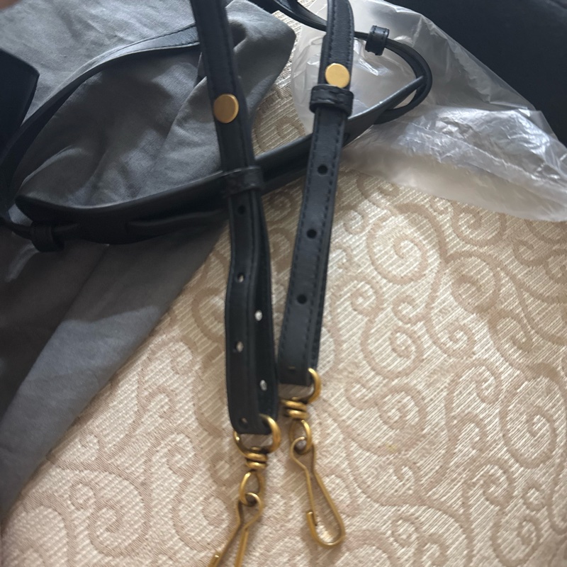 BALENCIAGA 巴黎世家 NEO CLASSIC 迷你款 金釦牛皮手提/斜背包(黑色)-11