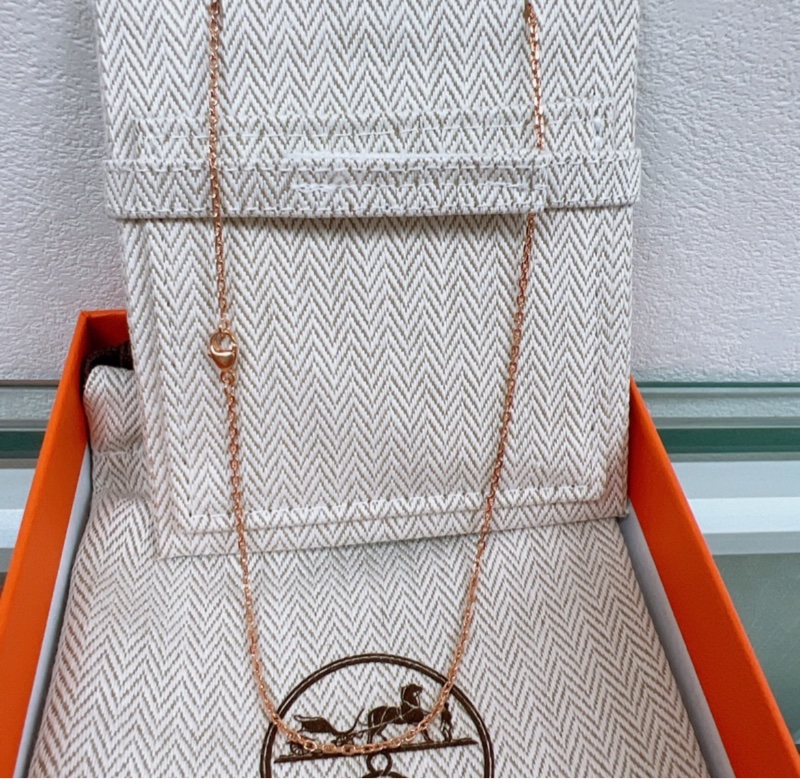 多色現貨 全新 Hermes mini pop h 項鍊 奶茶/白/黑-2