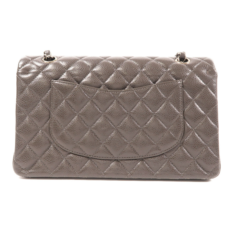 CHANEL 牛皮皮革Classic 25銀扣鏈帶肩背袋-1