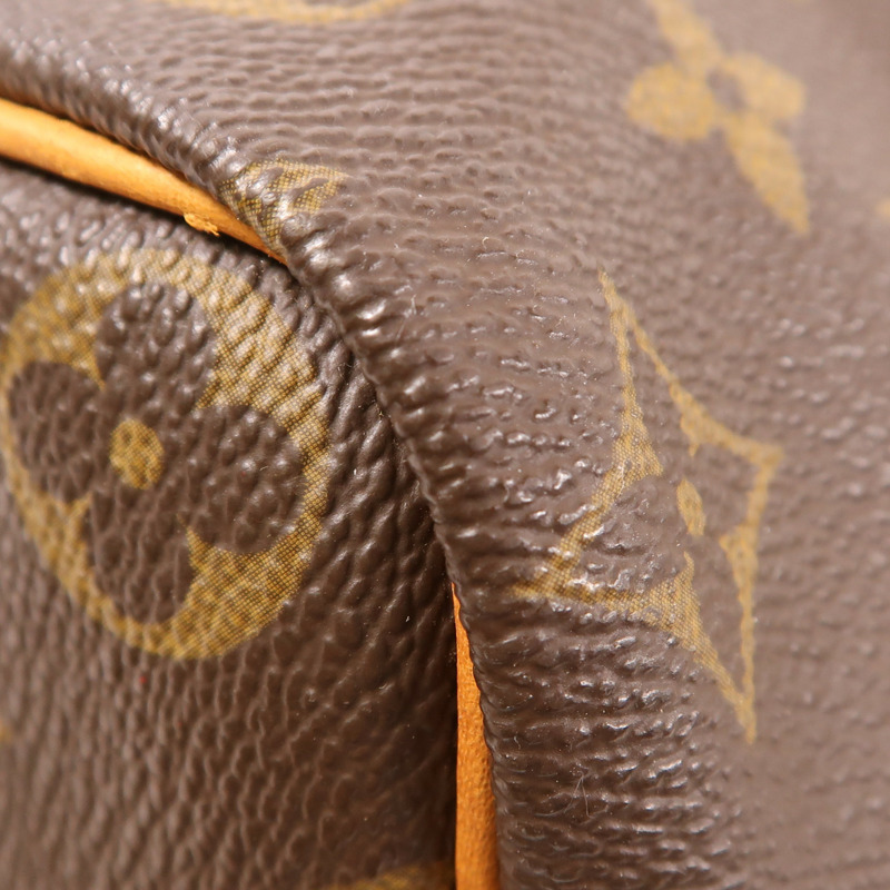 LOUIS VUITTON Monogram Speedy 35金扣手挽袋-6